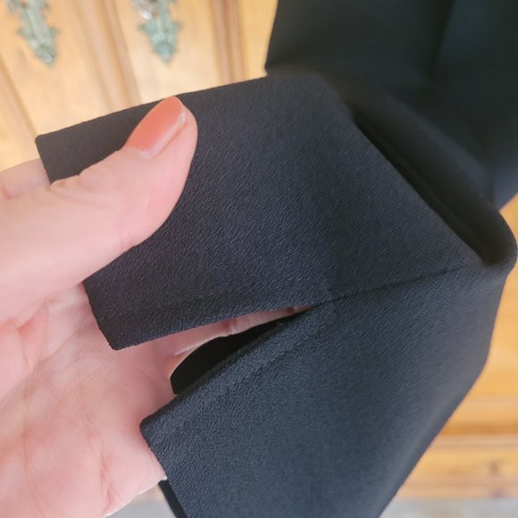 Danielle B Tapered Leg Black Women's Cigarette Pant. Size 6/8 - Picture 4 of 9